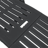 ZNTS Sun Lounger with Footrest Plastic Anthracite 43588