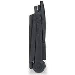 ZNTS Sun Lounger with Footrest Plastic Anthracite 43588