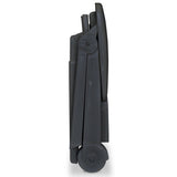 ZNTS Sun Lounger with Footrest Plastic Anthracite 43588