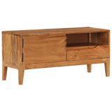 ZNTS TV Cabinet Solid Wood 88x30x40 cm 244955