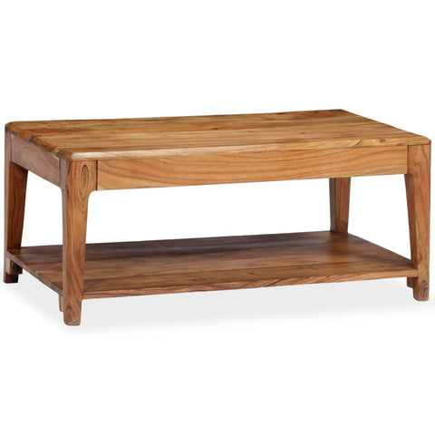 ZNTS Coffee Table Solid Wood 88x50x38 cm 244956