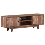 ZNTS TV Cabinet Solid Acacia Wood Vintage 118x30x40 cm 244960
