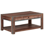 ZNTS Coffee Table Solid Wood Vintage 88x50x38 cm 244963