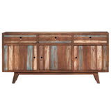 ZNTS Sideboard Solid Wood Vintage 145x40x75 cm 244964