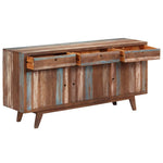 ZNTS Sideboard Solid Wood Vintage 145x40x75 cm 244964