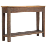 ZNTS Console Table Solid Wood Vintage 118x30x80 cm 244966