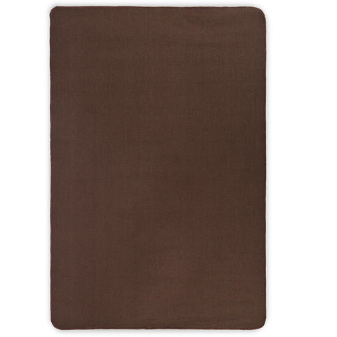 ZNTS Area Rug Jute with Latex Backing 140x200 cm Dark Brown 245300
