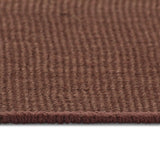 ZNTS Area Rug Jute with Latex Backing 160x230 cm Dark Brown 245301