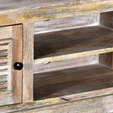 ZNTS TV Cabinet Solid Mango Wood 245253