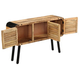 ZNTS Sideboard Solid Mango Wood 120x30x76 cm 245262