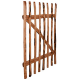 ZNTS Single Fence Gate Impregnated Hazel Wood 100x150 cm 142598
