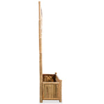 ZNTS Garden Raised Bed with Trellis Bamboo 70 cm 43714