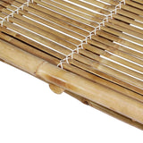 ZNTS 2-Person Sun Lounger Bamboo 43715