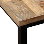 ZNTS Nesting Coffee Table Set 2 Pieces Solid Reclaimed Teak 245406
