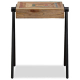 ZNTS Side Table Solid Reclaimed Teak 245408