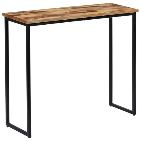 ZNTS Console Table Solid Reclaimed Teak 90x30x76 cm 245418