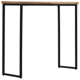 ZNTS Console Table Solid Reclaimed Teak 90x30x76 cm 245418