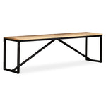 ZNTS Bench Solid Mango Wood 160x35x45 cm 244904