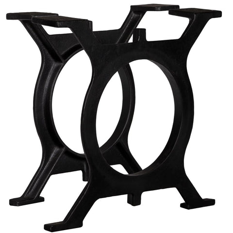 ZNTS Coffee Table Legs 2 pcs O-Frame Cast Iron 245427
