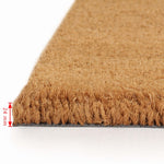 ZNTS Doormat Coir 24 mm 100x300 cm Natural 132644