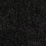 ZNTS Doormat Coir 17 mm 100x300 cm Black 132652