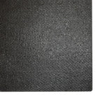 ZNTS Doormat Coir 24 mm 80x100 cm Black 132657