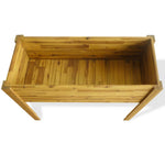 ZNTS Raised Garden Raised Bed Solid Acacia Wood 43794