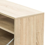 ZNTS TV Cabinet Engineered Wood 95x35x36 cm Oak 244868