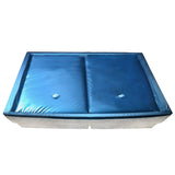 ZNTS Waterbed Mattress Set with Liner and Divider 200x220 cm F3 245674