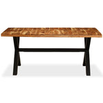ZNTS Dining Table Solid Acacia and Mango Wood 180x90x76 cm 245640