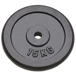 ZNTS Weight Plates 2 pcs 2x15 kg Cast Iron 91396