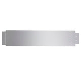 ZNTS Lawn Fence 10 pcs Galvanised Steel 100x20 cm 274902