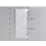 ZNTS Lawn Fence 10 pcs Galvanised Steel 100x20 cm 274902
