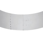 ZNTS Lawn Fence 10 pcs Galvanised Steel 100x20 cm 274902