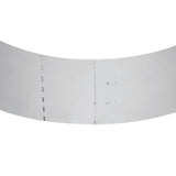 ZNTS Lawn Fence 10 pcs Galvanised Steel 100x20 cm 274902