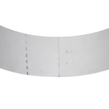 ZNTS Lawn Fence 20 pcs Galvanised Steel 100x20 cm 274904