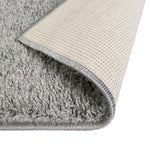 ZNTS Shaggy Area Rug 140x200 cm Grey 133044