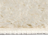 ZNTS Shaggy Area Rug 140x200 cm Cream 133054