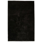 ZNTS Shaggy Area Rug 160x230 cm Black 133065