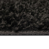 ZNTS Shaggy Area Rug 160x230 cm Black 133065