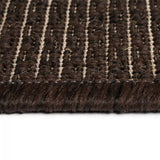 ZNTS Area Rug Sisal Look Indoor/Outdoor 140x200 cm Brown 133069