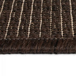 ZNTS Area Rug Sisal Look Indoor/Outdoor 160x230 cm Brown 133070