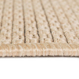 ZNTS Area Rug Sisal Look Indoor/Outdoor 140x200 cm Beige 133084