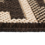 ZNTS Area Rug Sisal Look Indoor/Outdoor 120x170cm Ethnic Design 133093