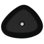 ZNTS Basin Ceramic Triangle Black 50.5x41x12 cm 142740