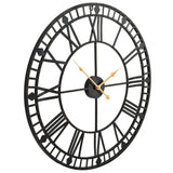 ZNTS Vintage Wall Clock with Quartz Movement Metal 60 cm XXL 50645