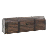 ZNTS Storage Chest Solid Wood Vintage Style 120x30x40 cm 245801