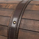 ZNTS Storage Chest Solid Wood Vintage Style 120x30x40 cm 245801
