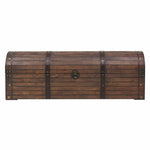 ZNTS Storage Chest Solid Wood Vintage Style 120x30x40 cm 245801
