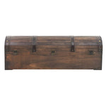 ZNTS Storage Chest Solid Wood Vintage Style 120x30x40 cm 245801